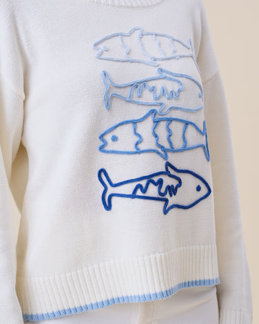 Sardine embroidered sweater