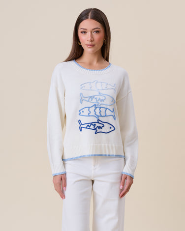 Sardine embroidered sweater