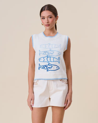 Sardine embroidered sweater