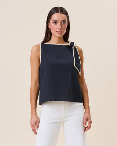 Bow shoulder top