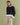 Layered look cardigan