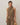 High cowl neck lace top