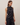 High cowl neck lace top