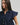 AT3449 Bubble hem denim top