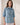Bow Tie 3/4 Puff Sleeve Blouse