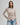 Knitted button wrap top