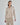 Pleated Front Button-Down Long Sleeve Shirt