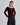Round Button Ribbed Knit Sweater Top