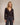 Shell Button Detailed Wrap-Front Sweater Top