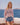 MAINE LETTERING STRIPED SWEATER TOP