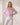STRIPED BOW TIE PUFF SLEEVE BLOUSE