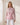 SHEER ORGANZA MIXED KNIT BOW TIE BLOUSE