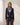 DENIM MIXED STRETCH KNIT BLAZER JACKET