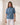 FUNTIONAL BOTTON HIGH NECK DENIM TOP