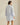Pinstripe Bubble Hem Mini Shirt Dress