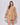 Wavy Detail Faux Suede Babydoll Dress