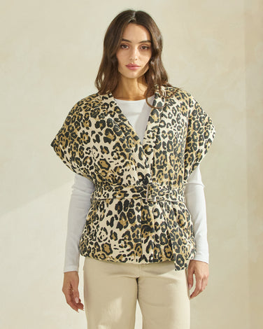 Leopard Vest