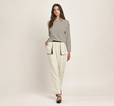 Contrast Pocket Pants