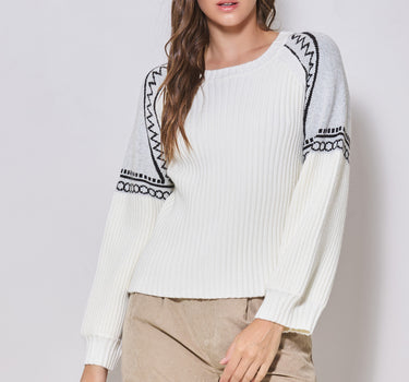 Wide Rib Sweater