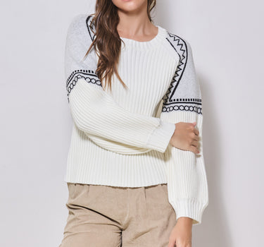 Wide Rib Sweater