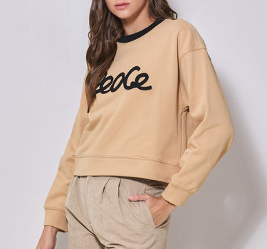 Peace Letter Sweatshirt