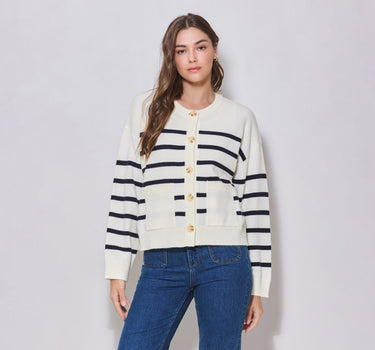 Striped Cardigan