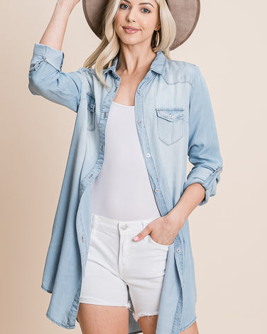 Denim Shirt Dress
