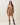 Vegan suede babydoll dress